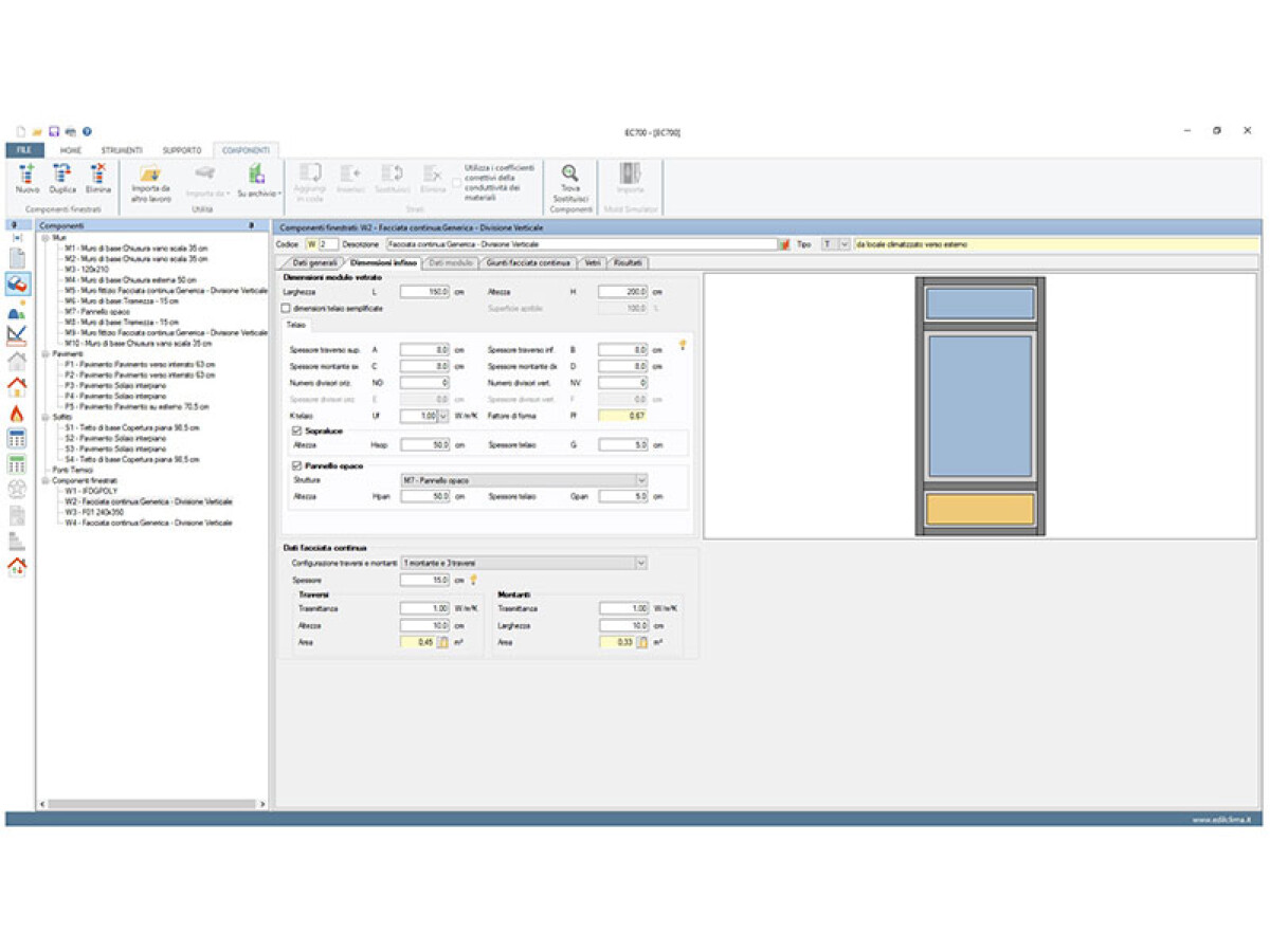 Software Edilclima EC700, V.10:prestazioni Energetiche Edifici