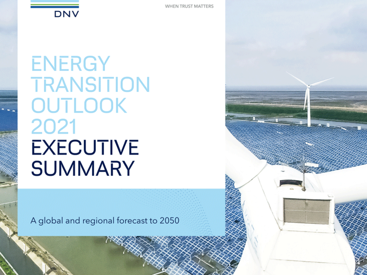 Energy Transition Outlook 2021 the scenarios of the energy sector