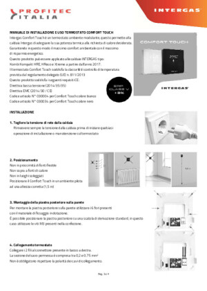 Termostato intergas discount